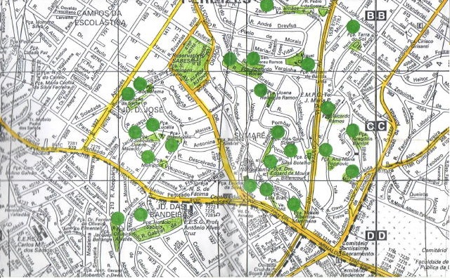 mapa sumare jardins
